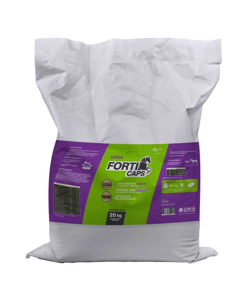 Forticaps para Equino Crios 20 kg