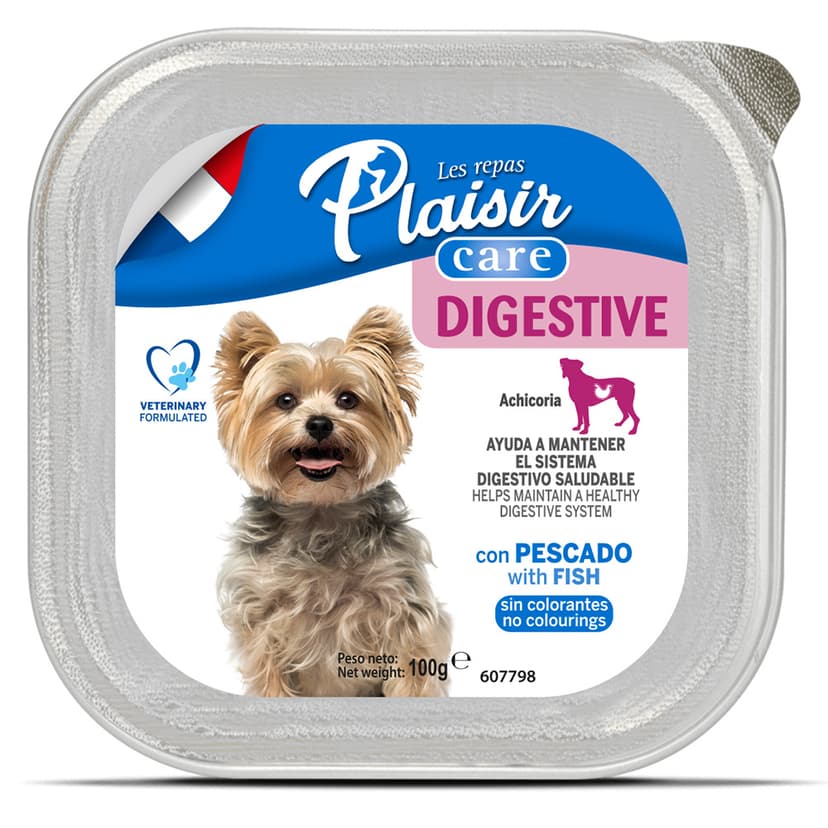 Alimento húmedo Para Perro Care Digestive Plaisir Con Pescado