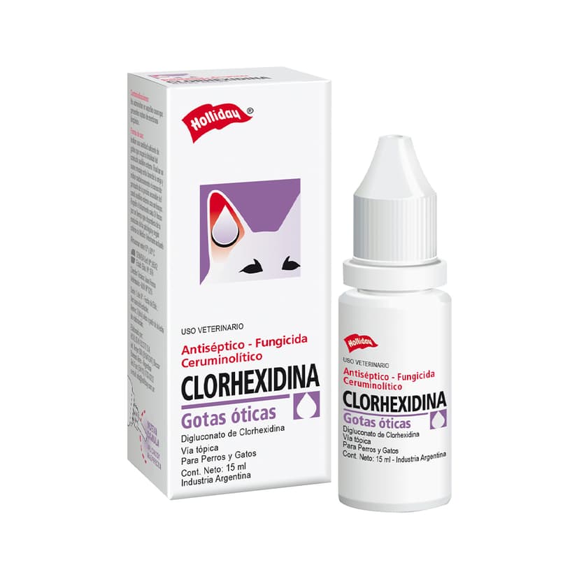 Clorhexidina Gotas Óticas Perros y Gatos 15ml