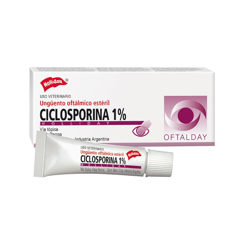 Ciclosporina Ungüento Oftálmico Perro y Gato 1% 3.5mg