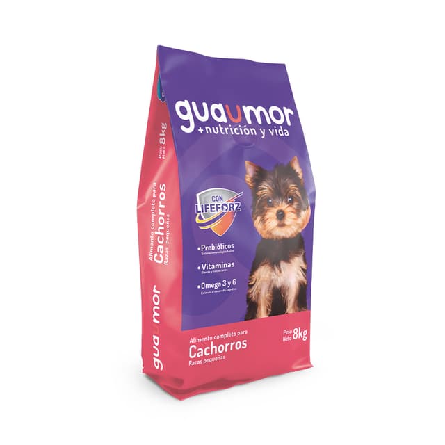 Comida para perro Guaumor Cachorros Razas Pequeñas