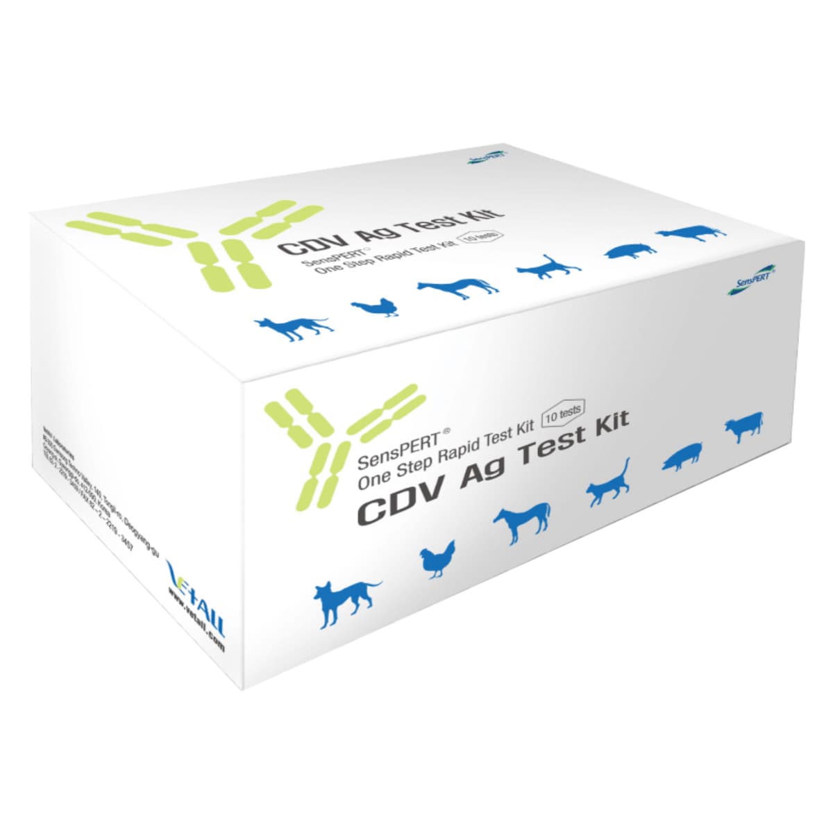 Test De Diagnóstico Rápido Senspert Cdv Ag (moquillo) 1