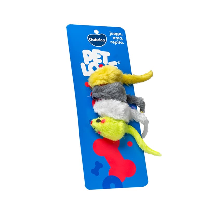 Juguete Pet Love Para Gato Ratones