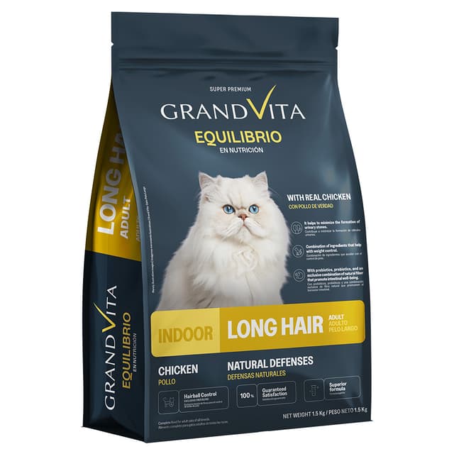 Alimento Grand Vita Equilibrio Gato Pelo Largo