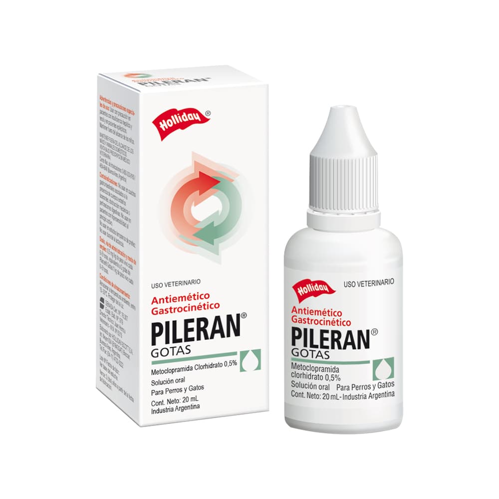 Pileran Antiémetico Perros y Gatos