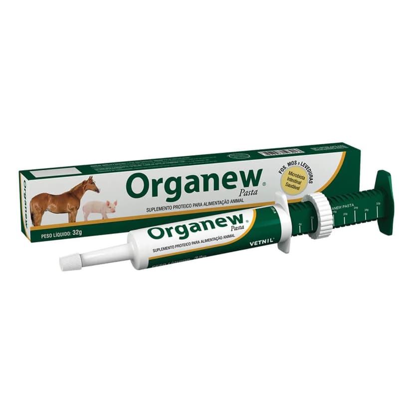 Suplemento Probiótico y Prebiótico Organew Pasta Equinos