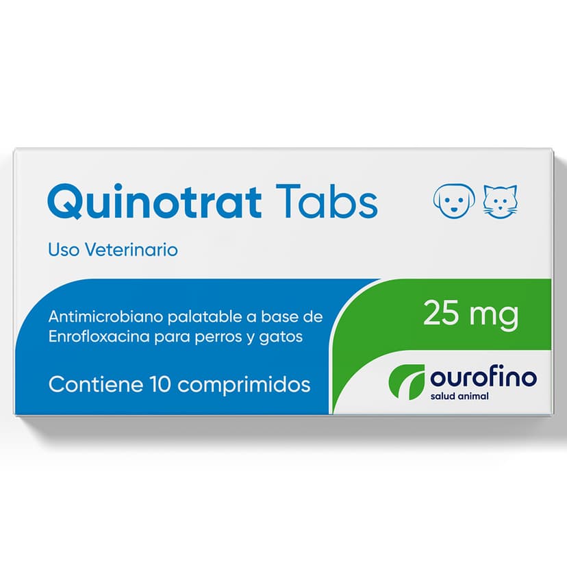 Antibiótico Quinotrat Tabs