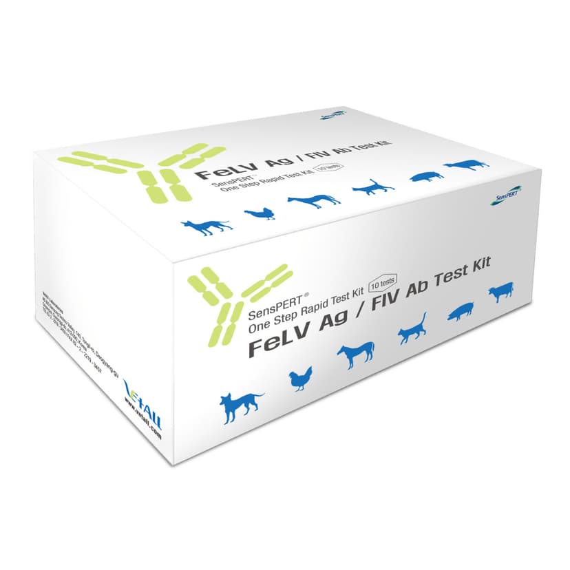 Test de Diagnóstico Rápido SensPERT FeLV/FIV (Leucemia e Inmunodeficiencia Felina)