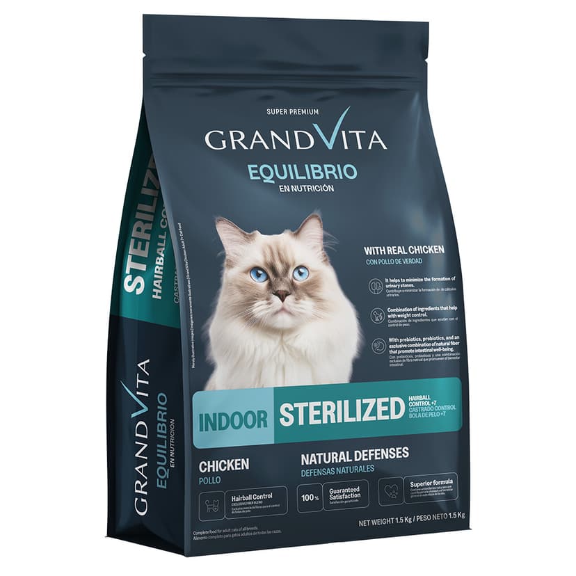 Alimento Grand Vita Equilibrio Gato Adulto Castrado