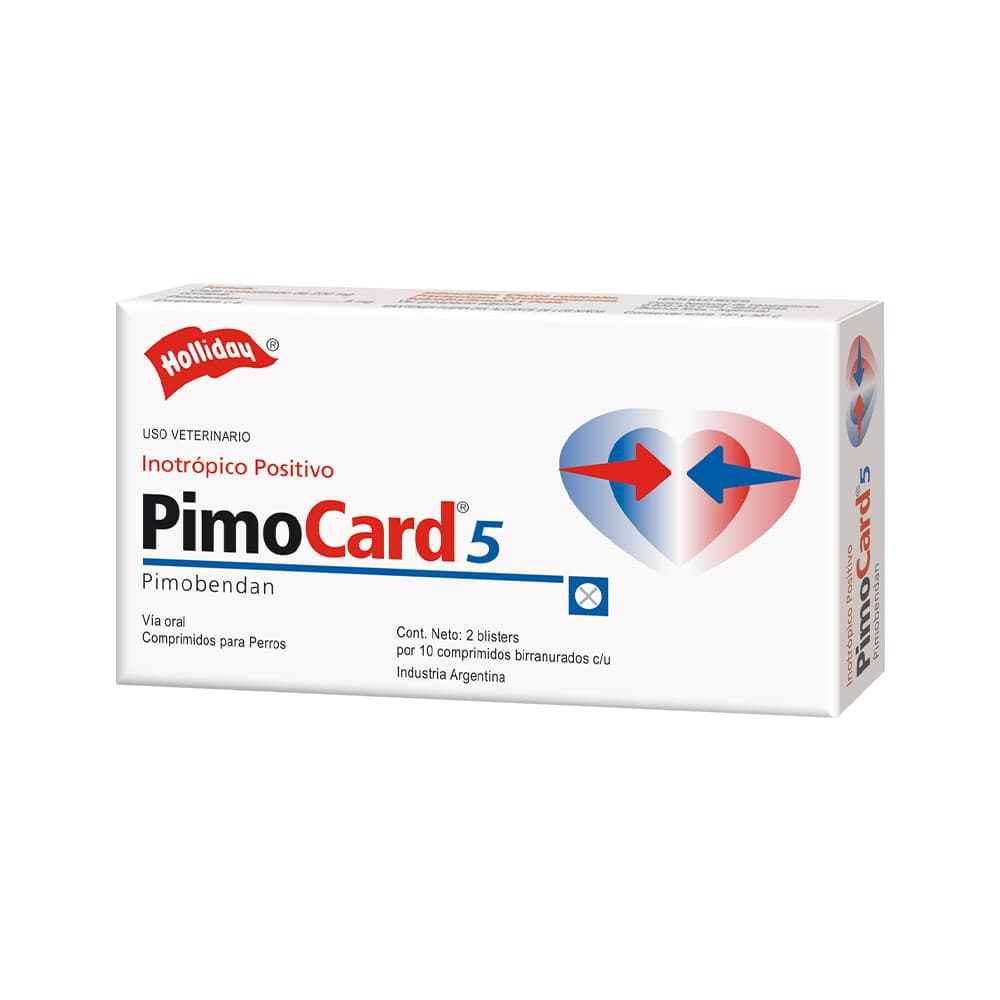 Pimocard Perros 5mg 20 Tabletas