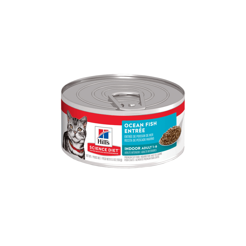 Comida Húmeda Para Gato Hills Adulto Indoor Ocean Fish