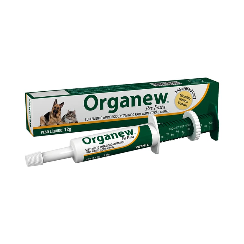 Suplemento Organew pasta pet 12GMS