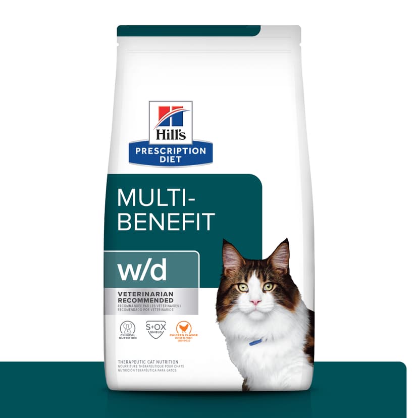 Comida para gato Hills Mantenimiento Peso w/d