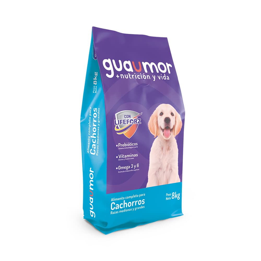 Comida Para Perro Guaumor Cachorros Razas Medianas Y Grandes 1