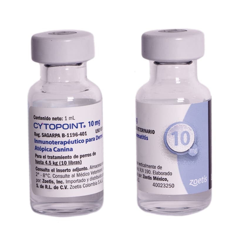 Inmunoterapieutico Para dermatitis Atópica Cytopoint Perros 10 Mg 2 Vial - Imagen 3 de 3