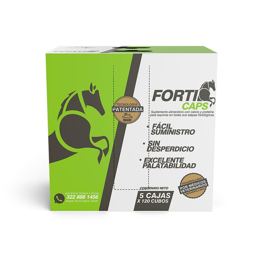 Suplemento para caballo Forticaps Comprimidos