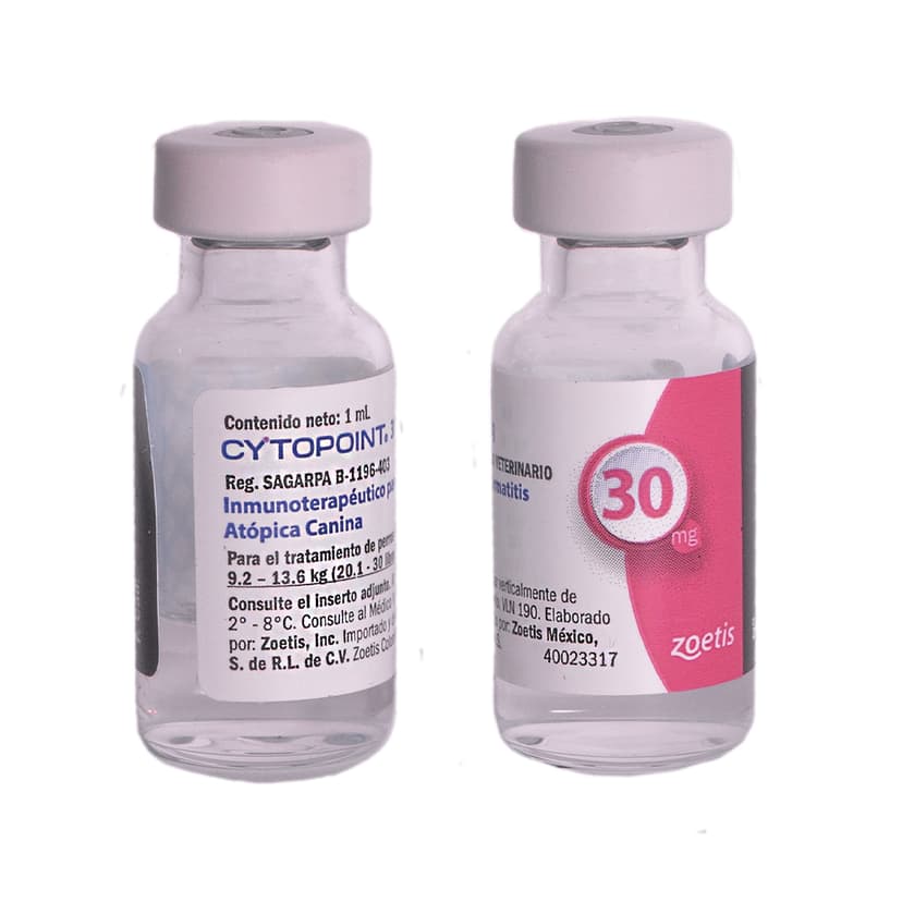 Inmunoterapieutico Para dermatitis Atópica Cytopoint Perros 30 Mg 2 Vial - Imagen 3 de 3
