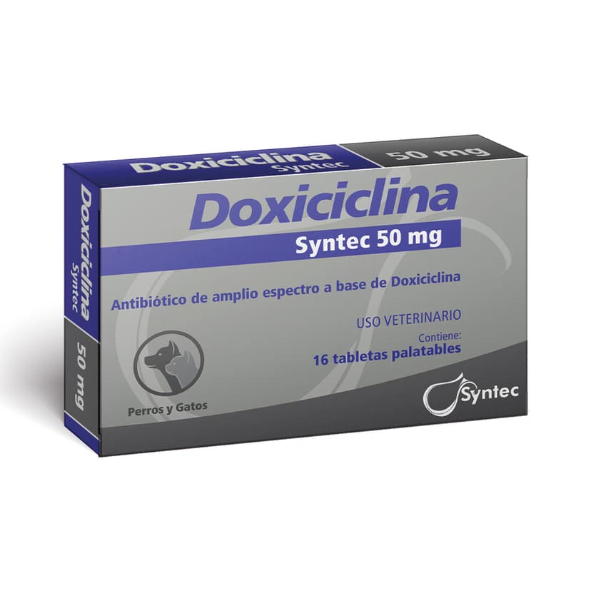 Syntec Doxiciclina para Perro y Gato Adulto 50 mg
