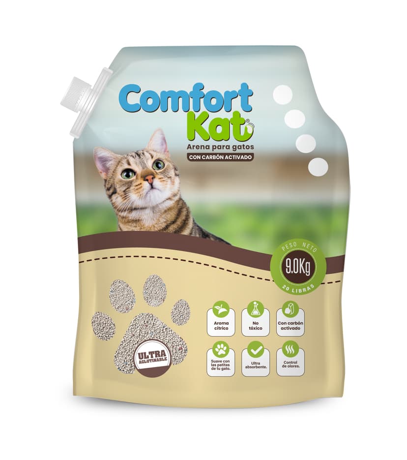 Arena para Gato Comforkat con Carbon Activado Pino - Imagen 2 de 2