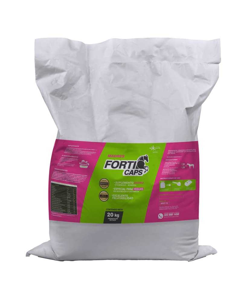 Forticaps Madres para Equino Adulto 20 kg