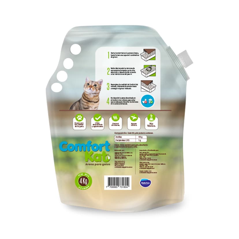 Arena para gato Comfort Kat - Imagen 2 de 3