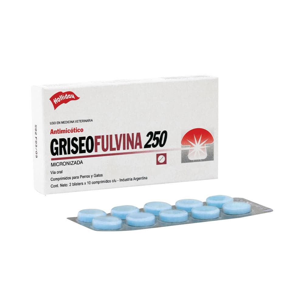 Fungistático Griseofulvina para Perros y Gato