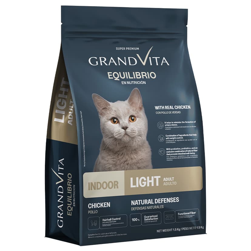 Alimento Grand Vita Equilibrio GatoAdulto Light