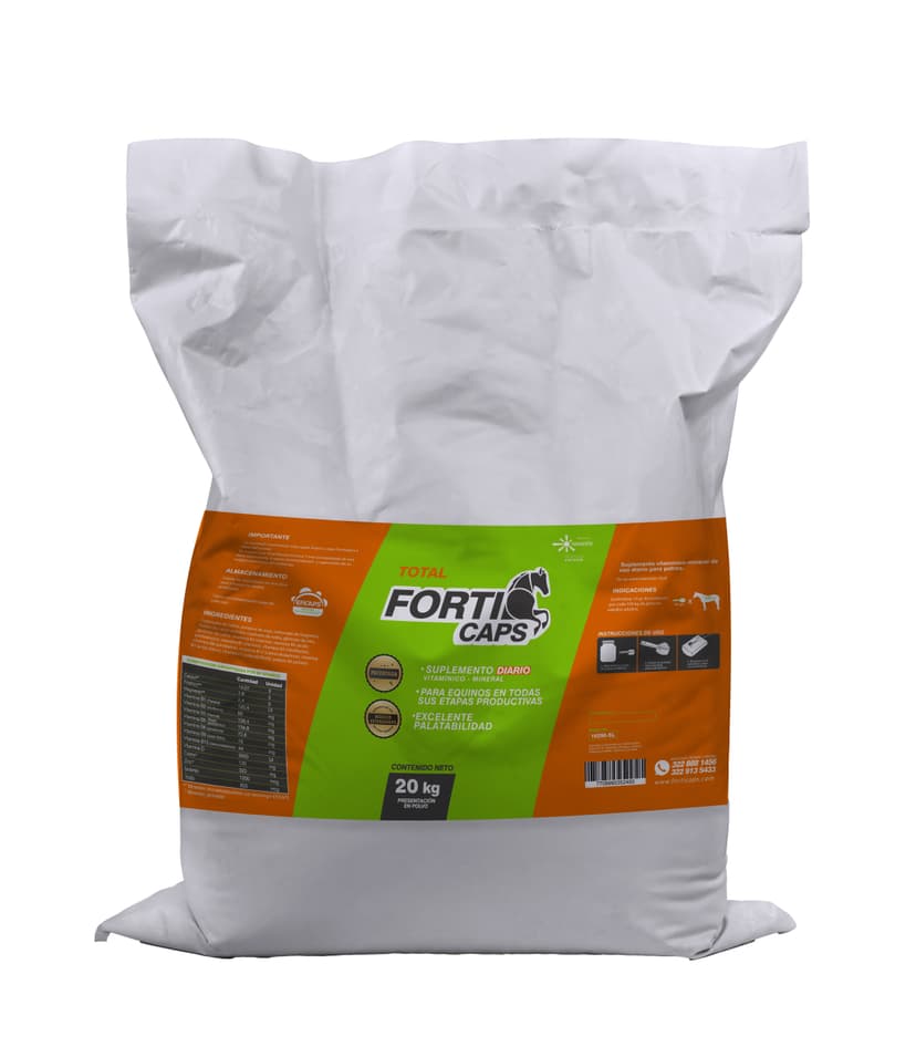 Forticaps Total para Equino Adulto 20 kg