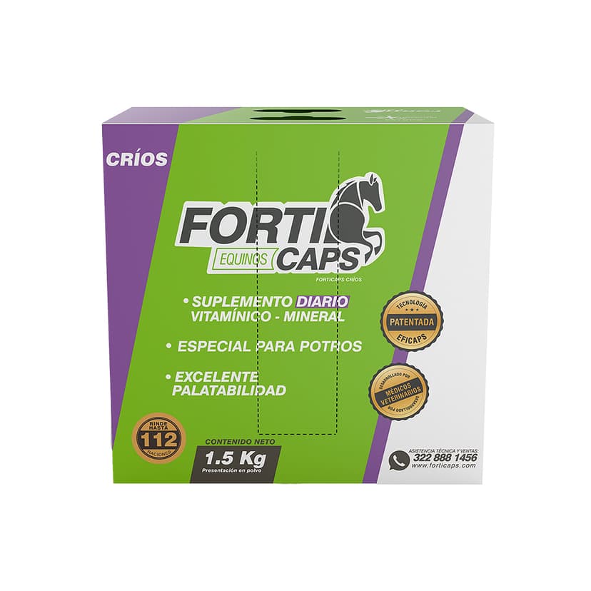 Suplemento para caballo Forticaps Crios
