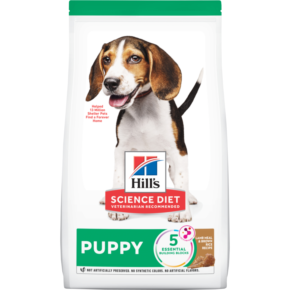 Hill’s Science Diet Puppy, receta de cordero y arroz, alimento para cachorros, 2 kgs